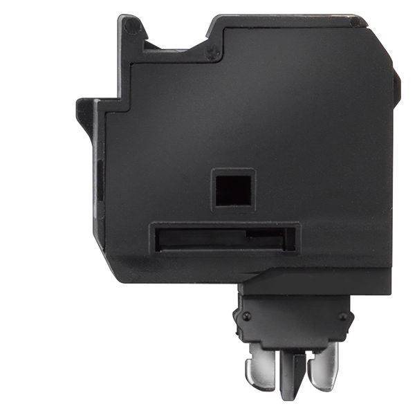 Siemens 8WH90403AB08 Fused Plug With Illuminated Indicator, LED Display, For Use With 8WH Terminal Block, 1 to 2.5 mA, 12 to 30 VDC, Black