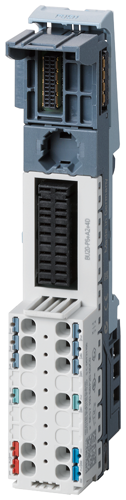 Siemens 6AG11936BP207DC0 SIPLUS ET 200SP Type C0 Push-In Terminal Base Unit w/ 2 Auxiliary Terminals