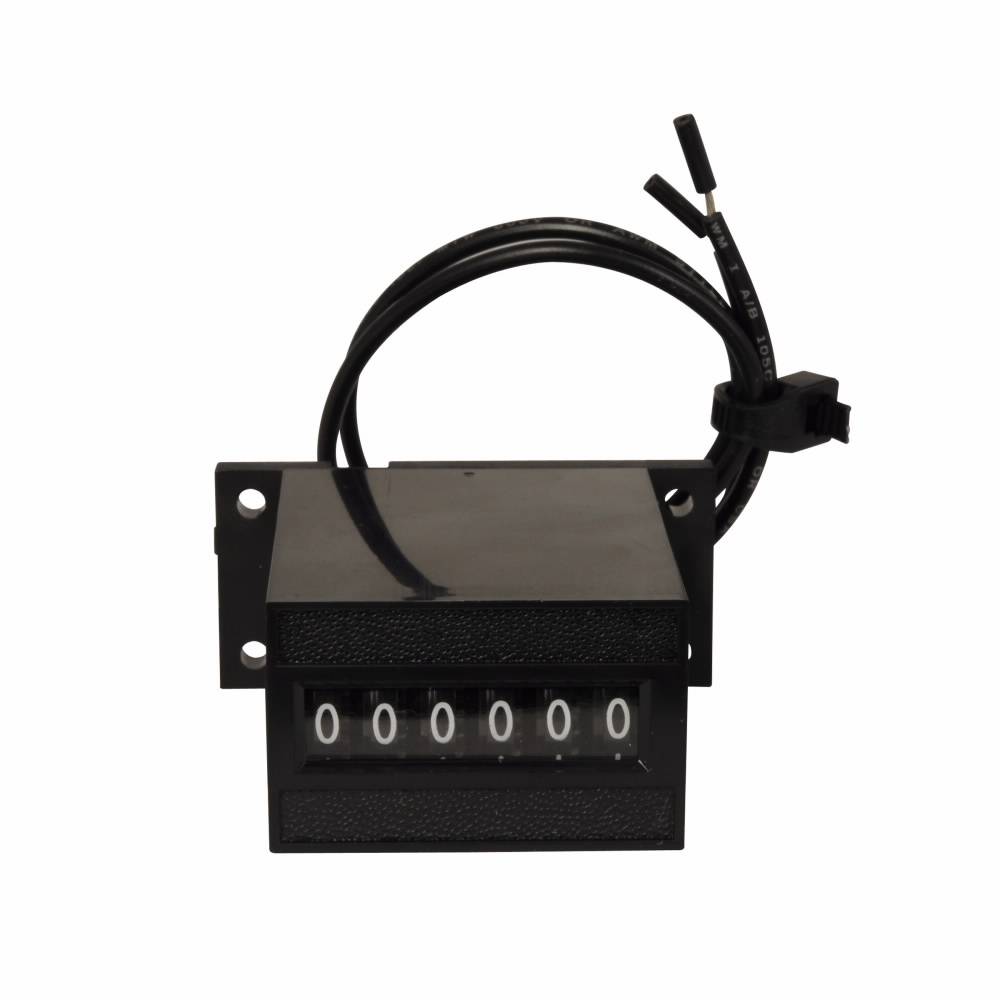 EATON 6-Y-41345-402-ME Durant® ME Miniature Electric Totalizer Counter, 6 Digits, 6000 Counts per Second