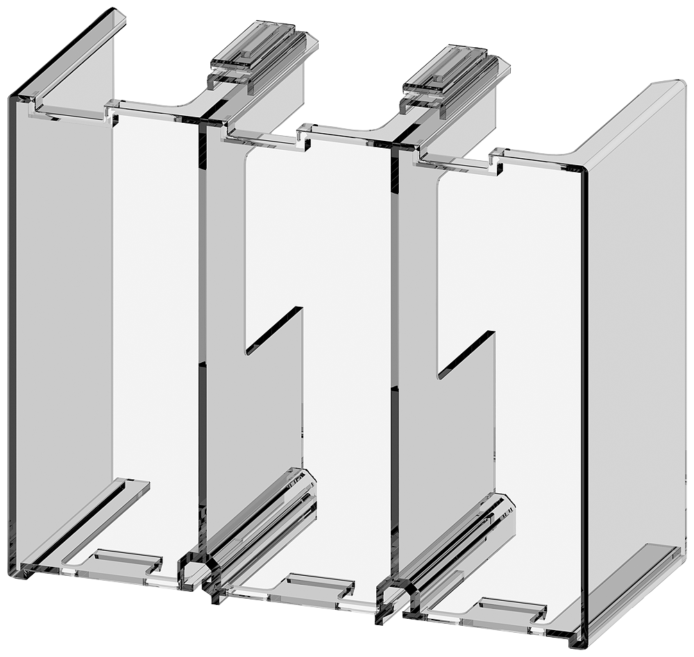 Siemens 3RT1966-4EA1 Terminal Cover, For Use w/ Size S10/S12 Contactors, 3RB106 Overload Relay, 3RW407, 3RW444 Soft Starter
