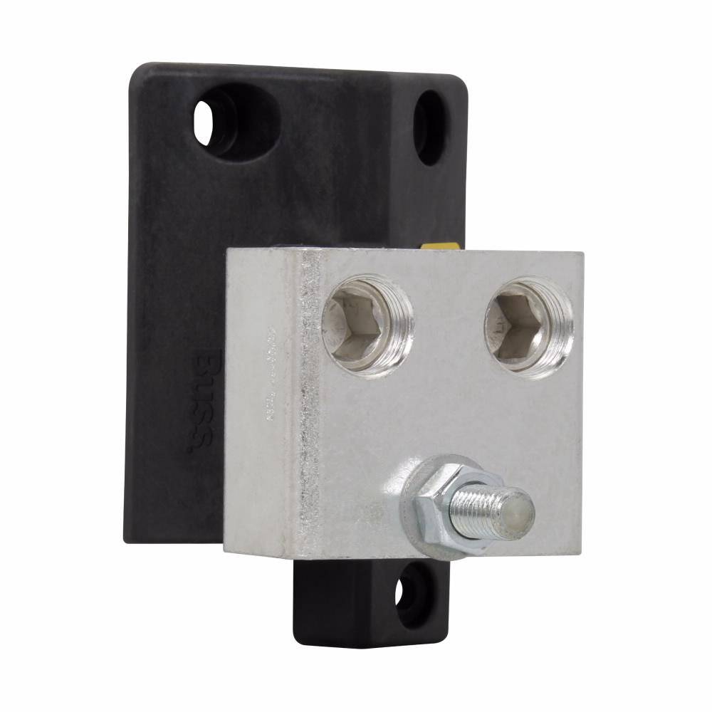 Edison BH-3144 High Speed Modular Fuse Block, 0 to 1250 VAC, 0 to 700 A, 4 AWG to 500 kcmil Wire, 1 Pole