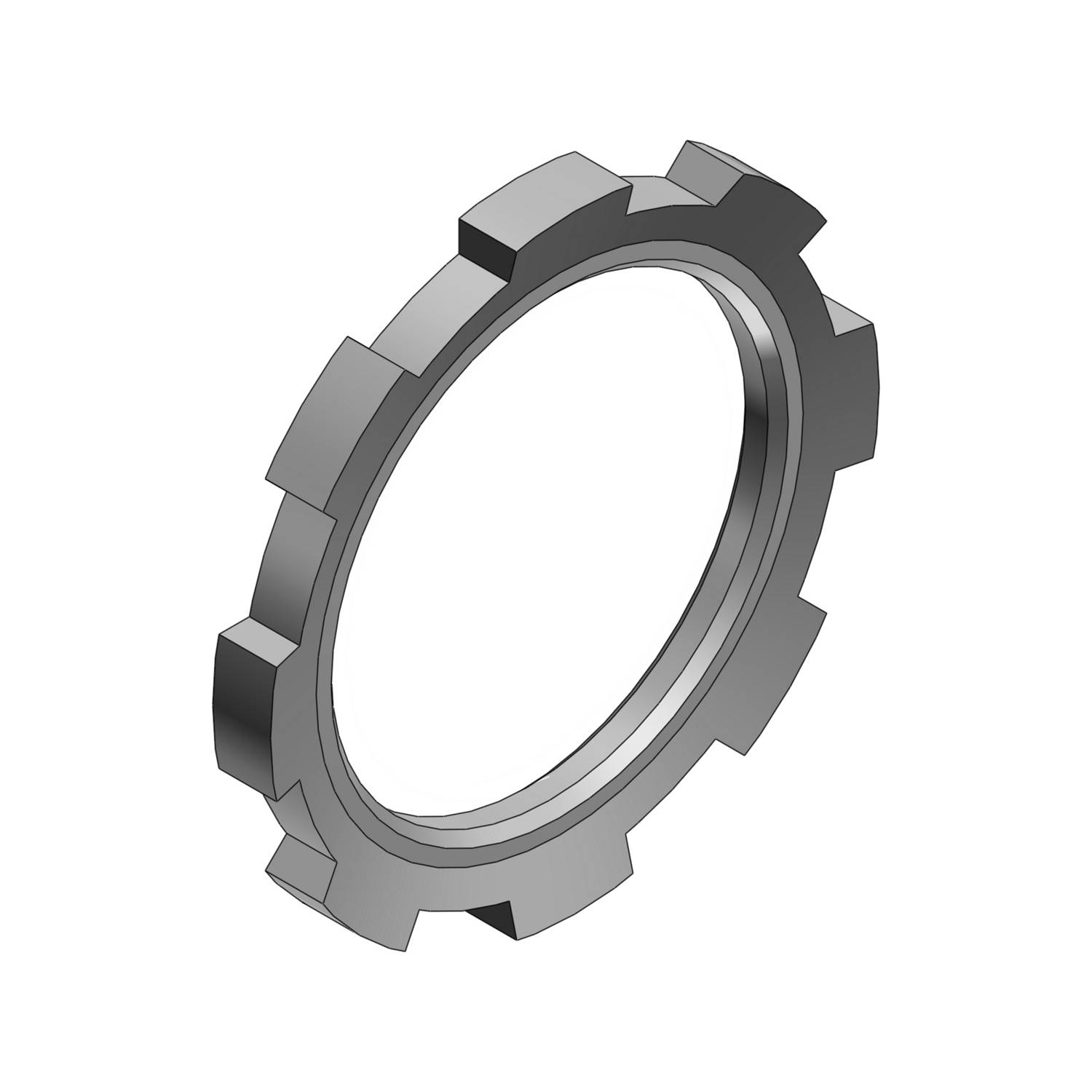 T&B® 139 Conduit Locknut, 1/4 in, For Use With Rigid/IMC Conduits, Steel