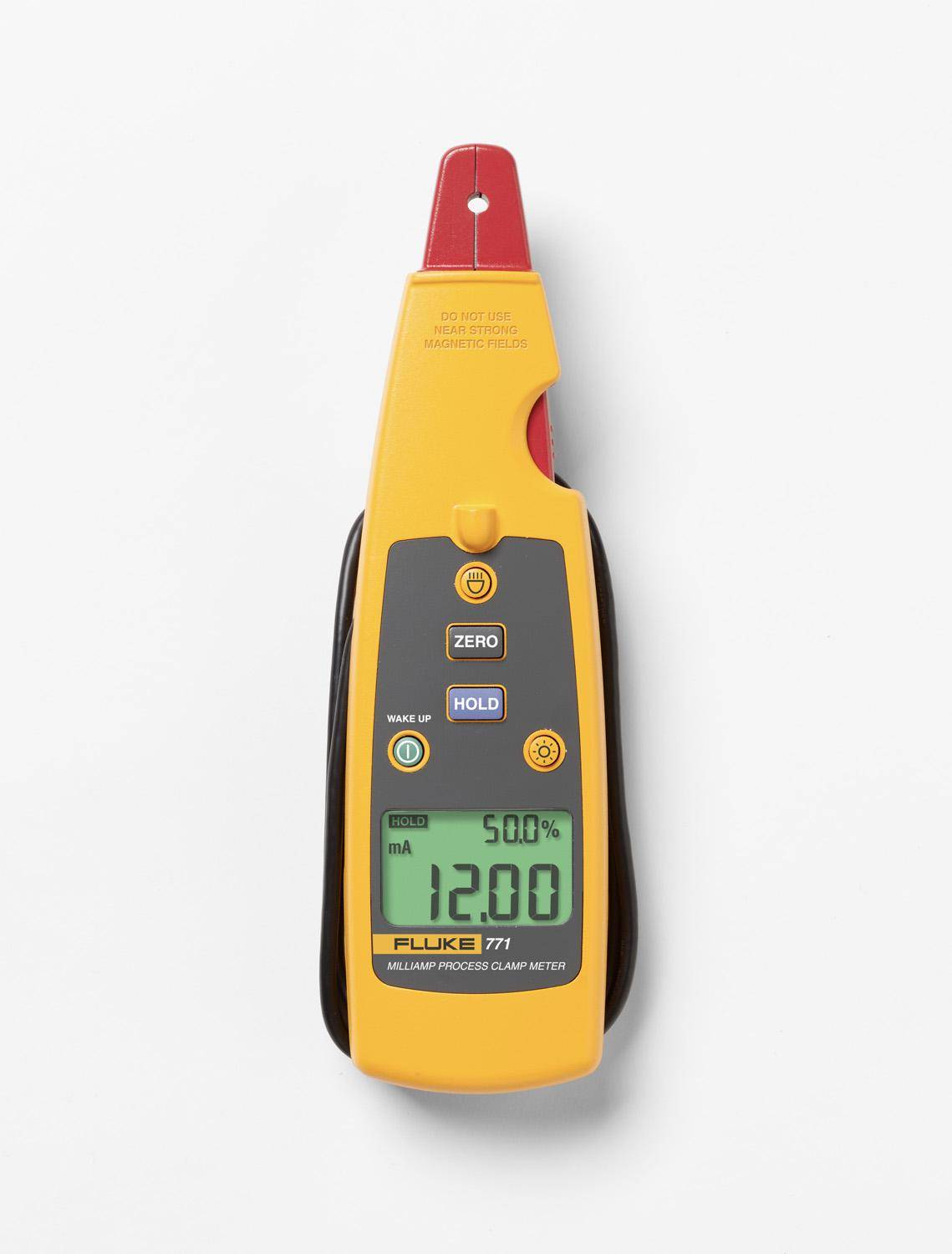 Fluke® FLUKE-771 Milliamp Process Clamp Meter, 0 to 100 mA, Dual Backlit Display