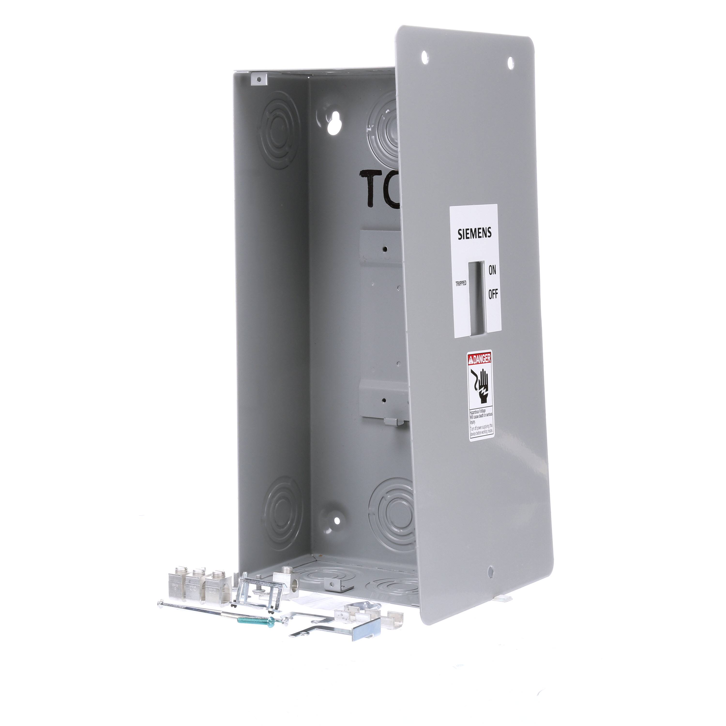 Siemens Sentron™ E2N1F Type ED Circuit Breaker Enclosure, 17.9 in L x 9.1 in W x 6.1 in D, NEMA 1, Steel