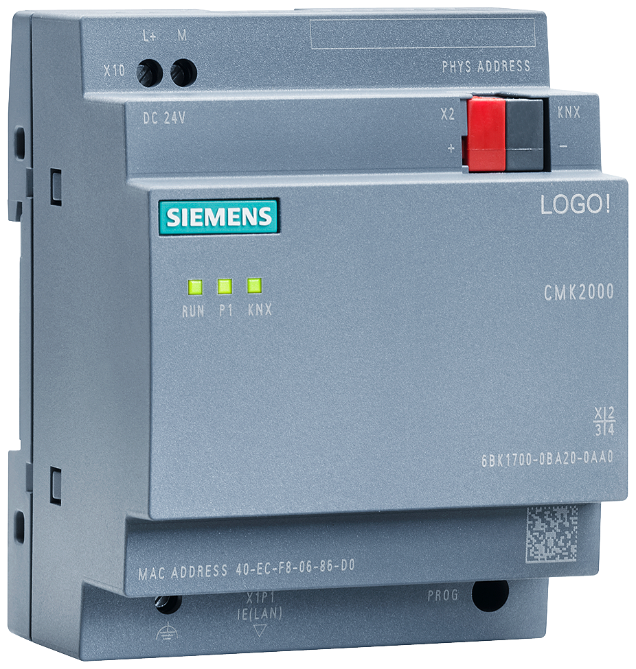 Siemens LOGO! 6BK17000BA200AA0 CMK2000 Communication Module, 24 VDC, 0.04 A, 9600 bps, 100 Mbps Communication