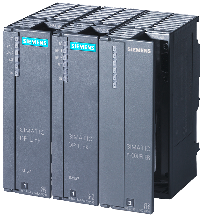 Siemens 6ES71971LB000XA0 Y Coupler, For Use w/ SIMATIC S7 Redundant Controller, 125 mm H x 40 mm W x 130 mm D
