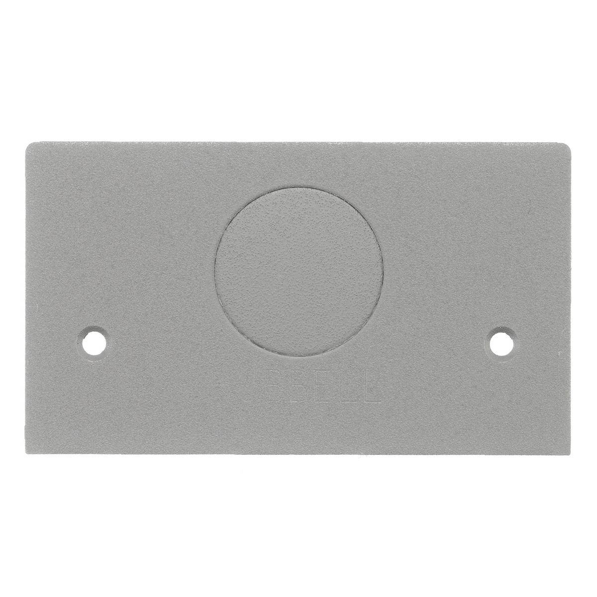 PREMISE WIRING SS2309F1GYA Standard Sized Faceplate, 4.39 in L x 2.52 in W, Fabricated Aluminum