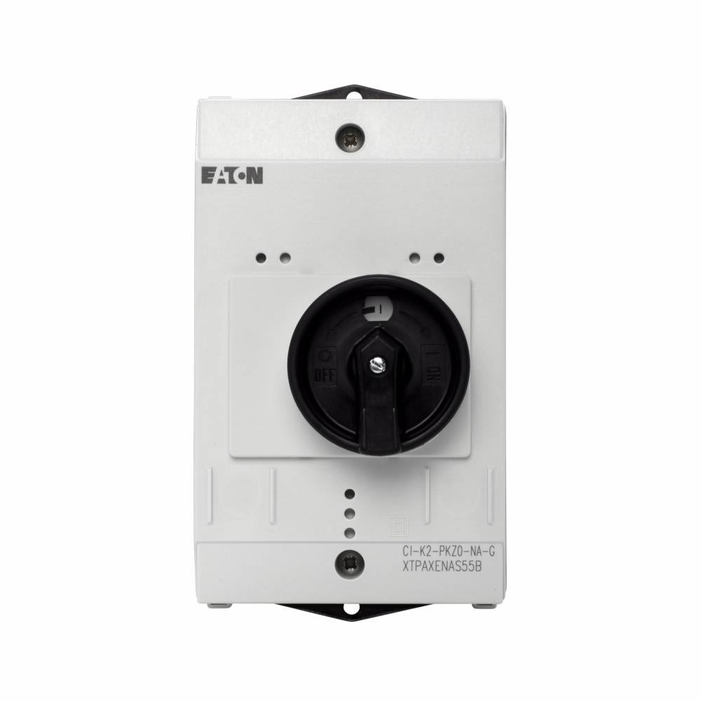 EATON XTPAXENAS55B Insulated Enclosure With Black/Gray Rotary Handle, NEMA 1/12/3R/IP65 NEMA Rating, 6.3 in H x 3.94 in W x 5.12 in D