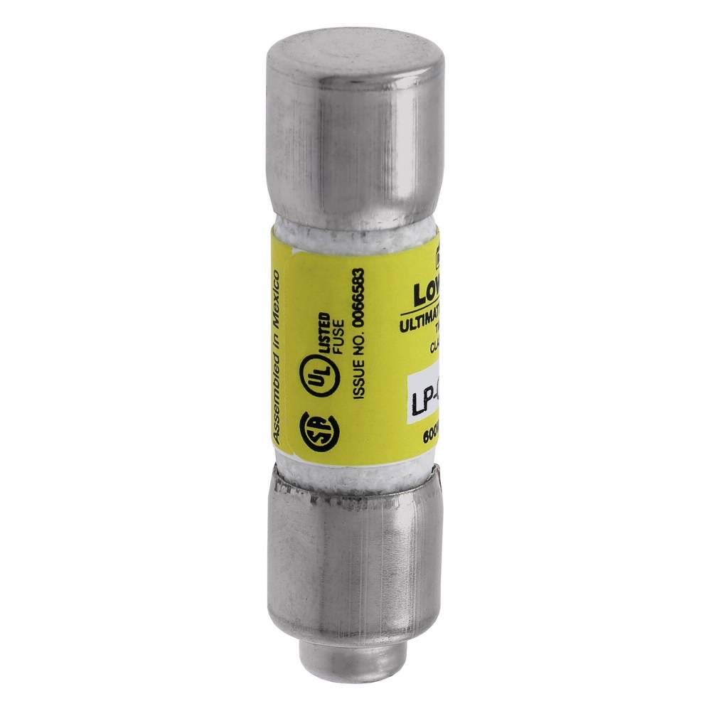 Bussmann Low-Peak™ LP-CC-25 Current Limiting Time Delay Fuse, 25 A, 600 VAC/300 VDC, 20/200 kA Interrupt, CC Class, Cartridge Body