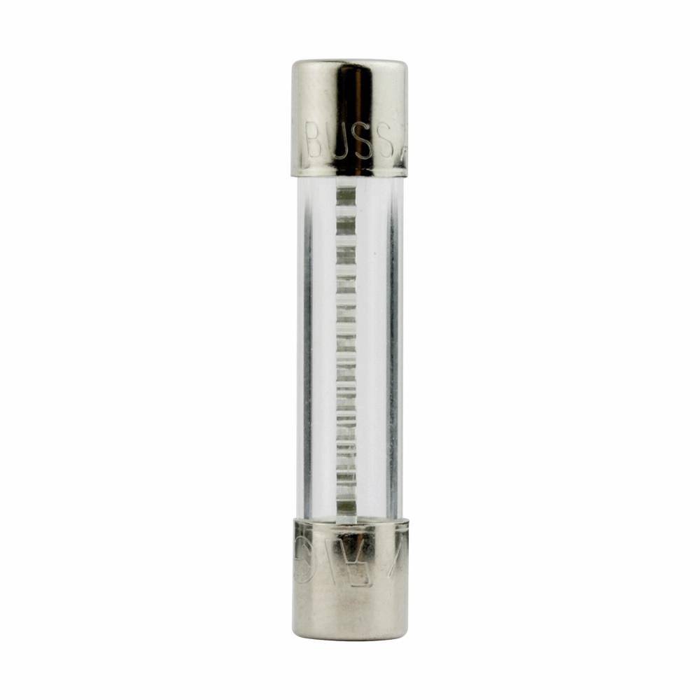 Bussmann AGC-40-R Small Dimension Fast Acting Fuse With Nickel Plated Brass End Caps, 40 A, 32 VAC, 1 kA Interrupt, Cylindrical Body