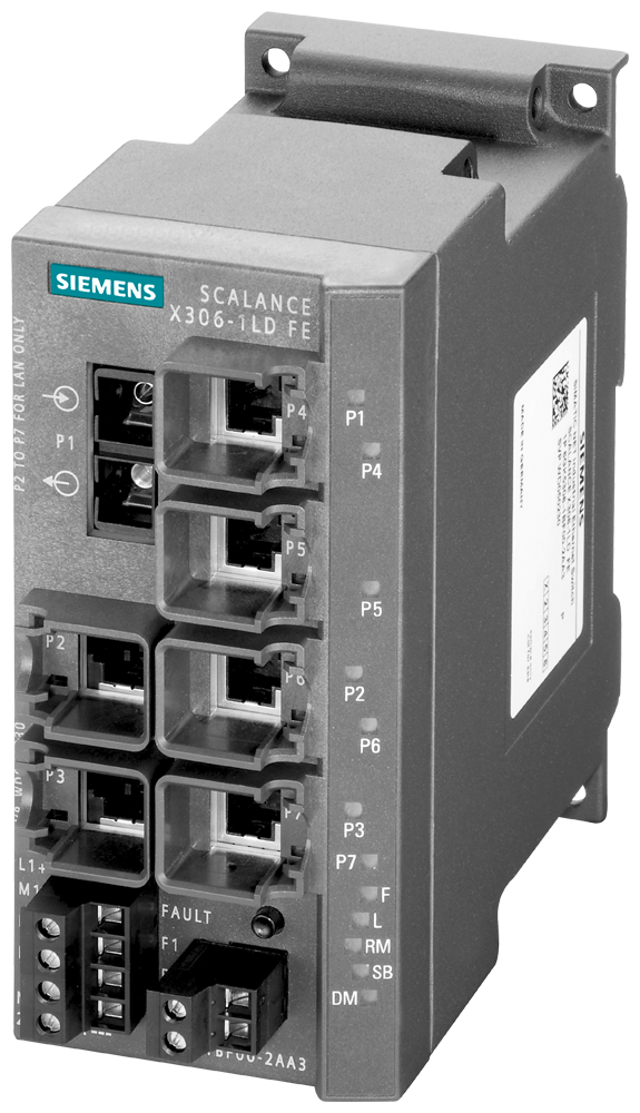 Siemens SCALANCE 6GK53061BF002AA3 Compact Managed Ethernet Switch