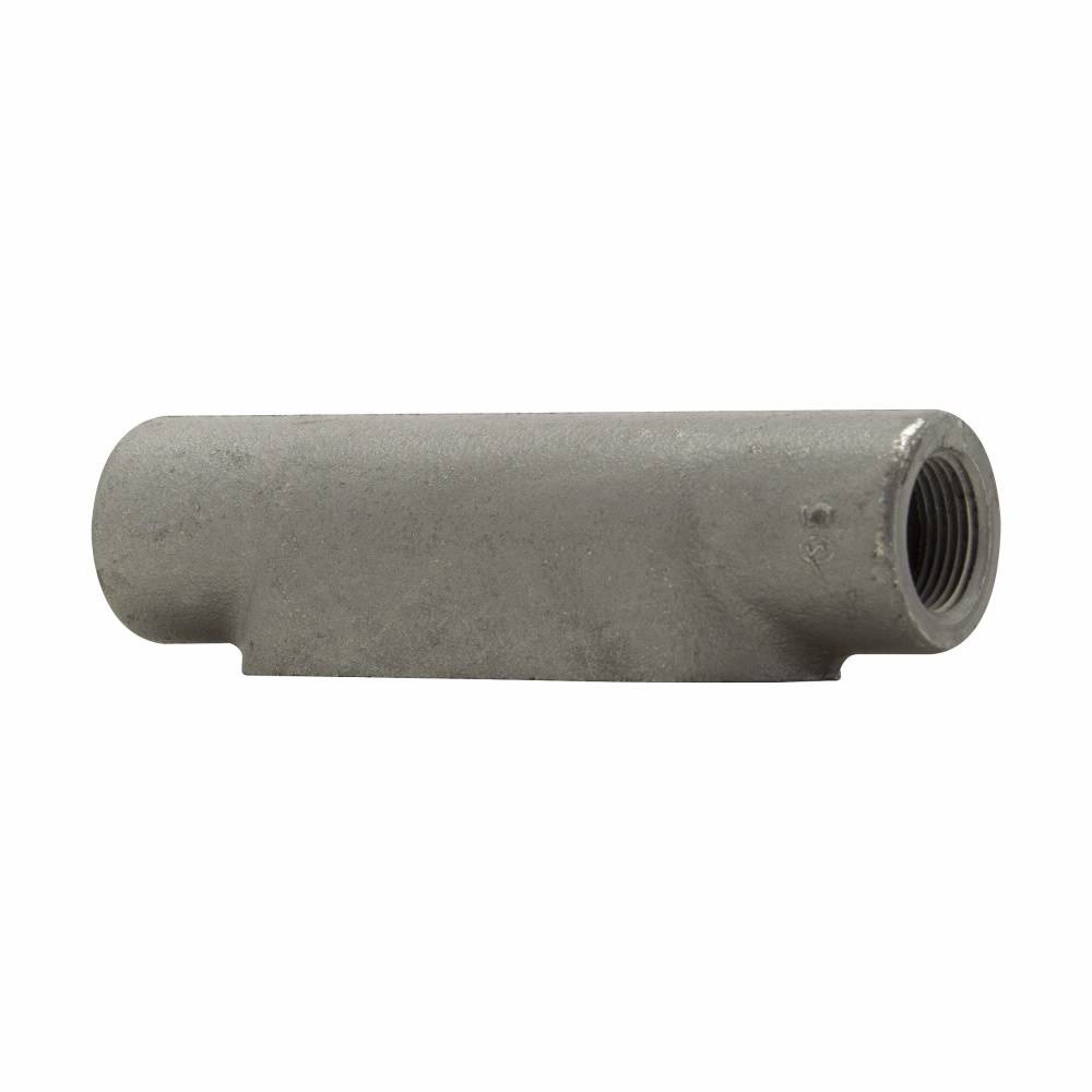 Crouse-Hinds Condulet® C67 Type-C Conduit Outlet Body, 2 in Hub, 7 Form, 46 cu-in Capacity, Feraloy® Iron Alloy, Aluminum Acrylic Painted/Electro-Galvanized