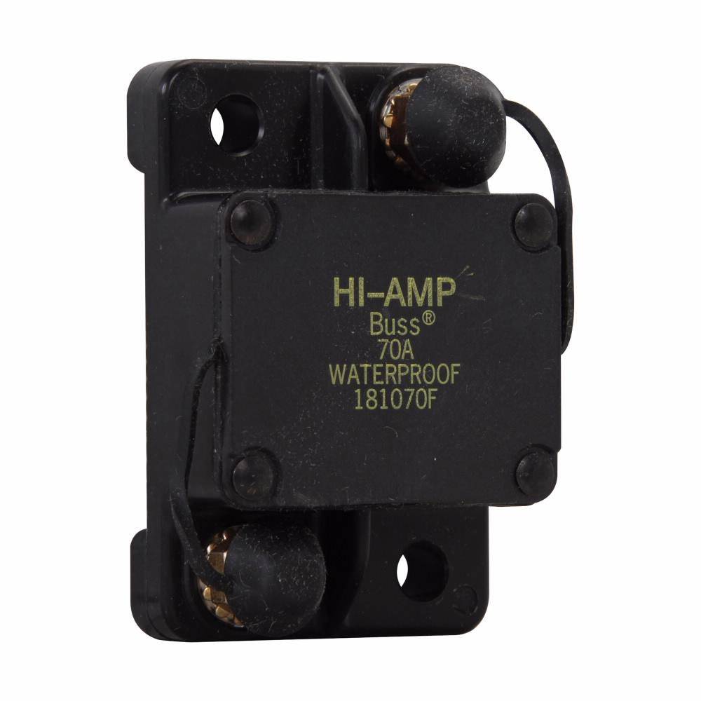 Bussmann 185070F-13-1 Circuit Breaker, 70 A, 42 VDC, 3000 A Interrupt