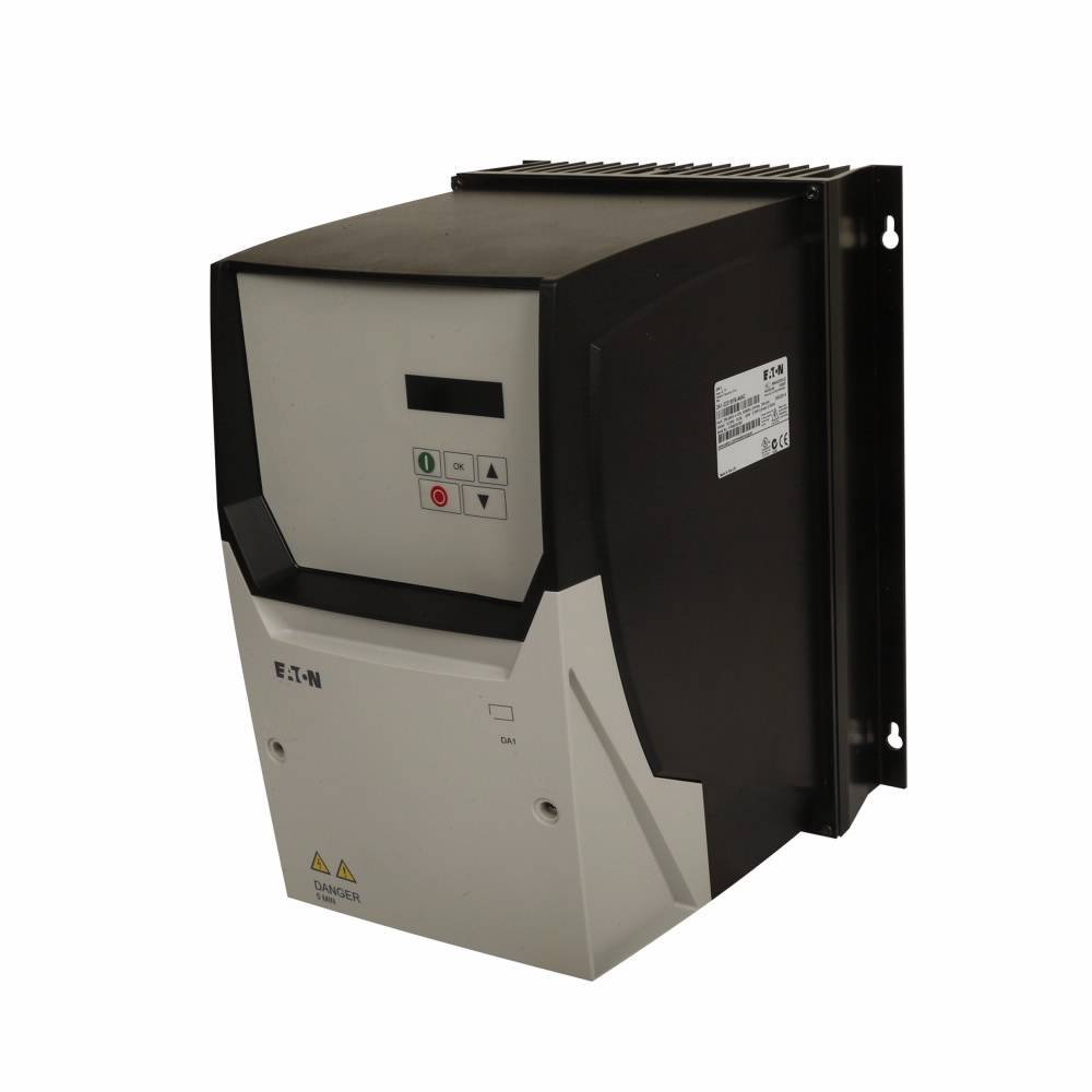 EATON PowerXL™ DA1-32018FB-A66C Advanced Adjustable Frequency Drive, 230 V, 18 A, 5 hp, 8.29 in W x 10.48 in D