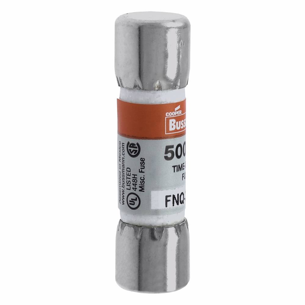 Bussmann Tron® FNQ-3-2/10 Time Delay Midget Fuse, 3.2 A, 500 VAC, 10000 A Interrupt, Class: Supplemental, Cartridge Body