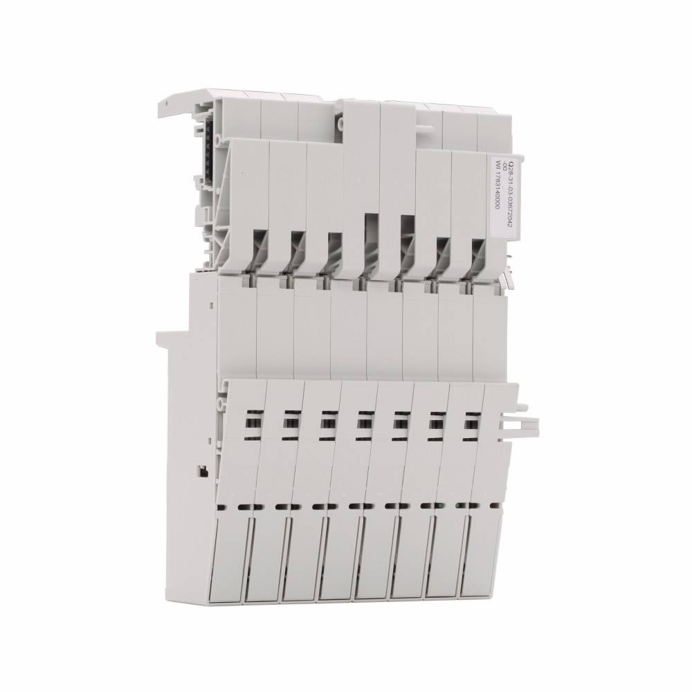 EATON XN-B6T-SBBSBB 6-Level Connection Block Plug-In I/O Base Module, Spring Cage Wire Clamp, For Use With XN-32DI-24VDC-P Digital Input Module