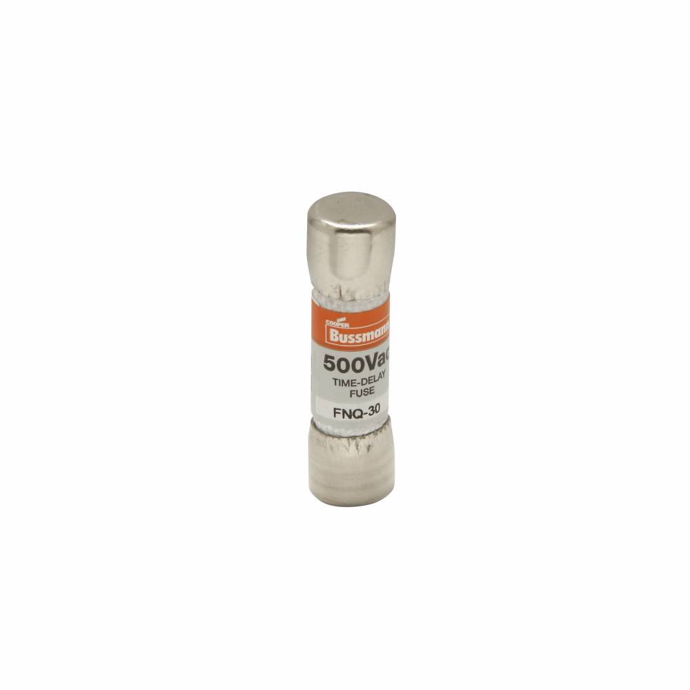 Bussmann Tron® FNQ-2/10 Time Delay Fuse, 2/10 A, 500 VAC, 10 kAIC Interrupt, Class: Supplemental, Cartridge Body