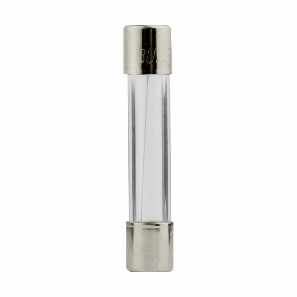Bussmann BK/AGC-15/100-R AGC Small Dimension Fast Acting Fuse, 0.15 A, 250 VAC, 32 VDC, 35 A Interrupt, Cylindrical Body