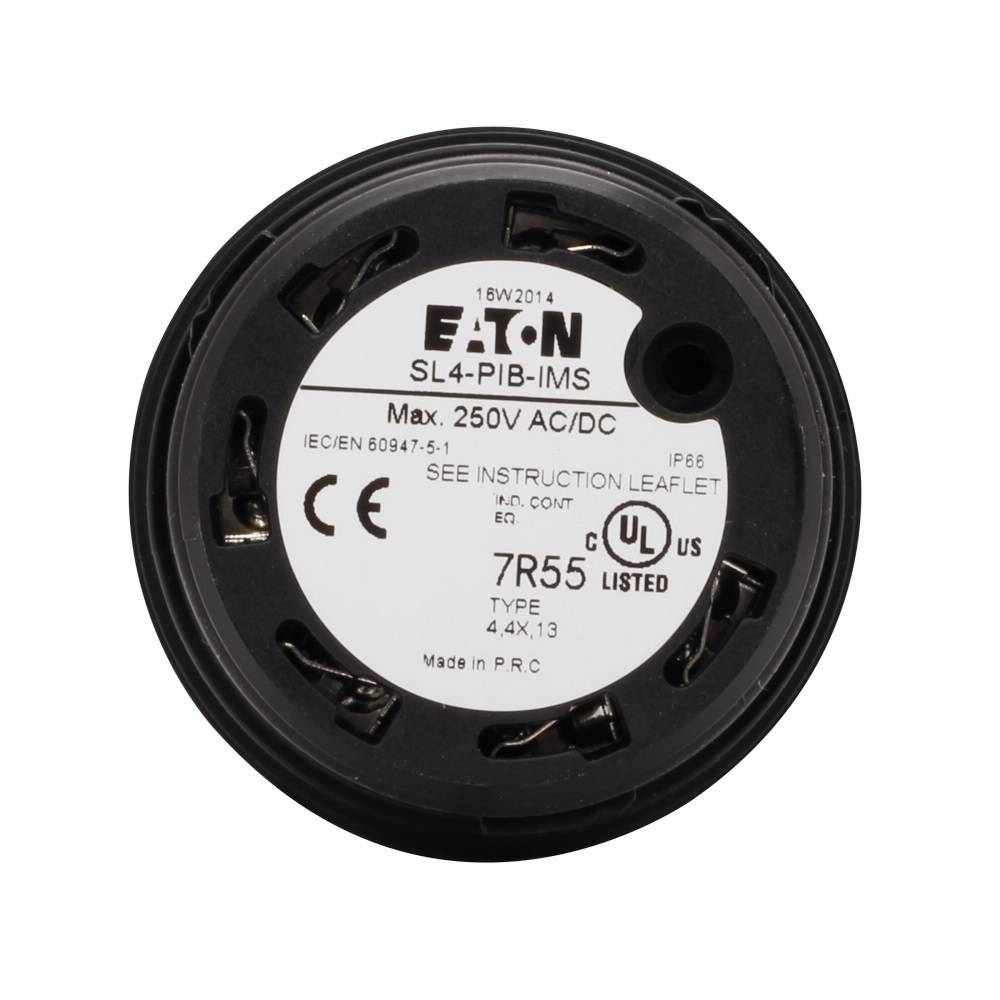 EATON SL4-PIB-IMS Base Module, 40 mm, For Use With SL4-L, SL4-BL, SL4-FL, SL4-AP Acoustic and Light Modules
