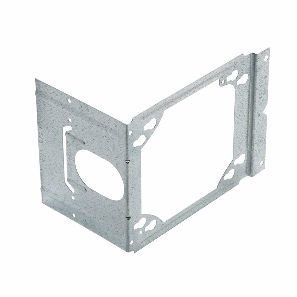 EATON B-Line BB4-23 Box Support, 4 x 4-11/16 in Box, Panel Mount, Steel, Pre-Galvanized