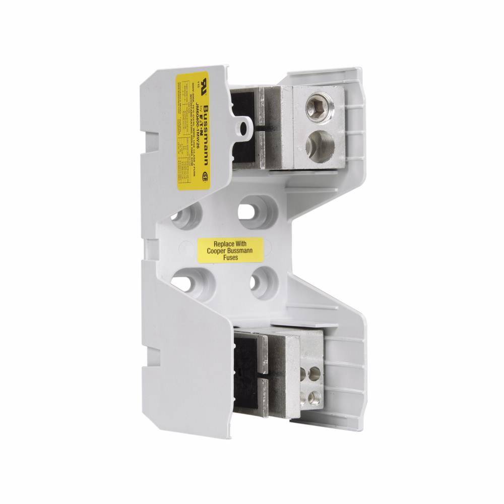 Bussmann JM60400-1MW26 JM600 Modular Fuse Block, 600 VAC, 225 to 400 A, Class: J, 6 AWG to 350 kcmil Wire, 1 Pole