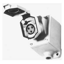 Crouse-Hinds Arktite® CPS20 Delayed Action Factory Sealed Straight Dead End Receptacle Body, 125/250 VAC/18 VDC, 20 A, 3 Poles, 2 Wires