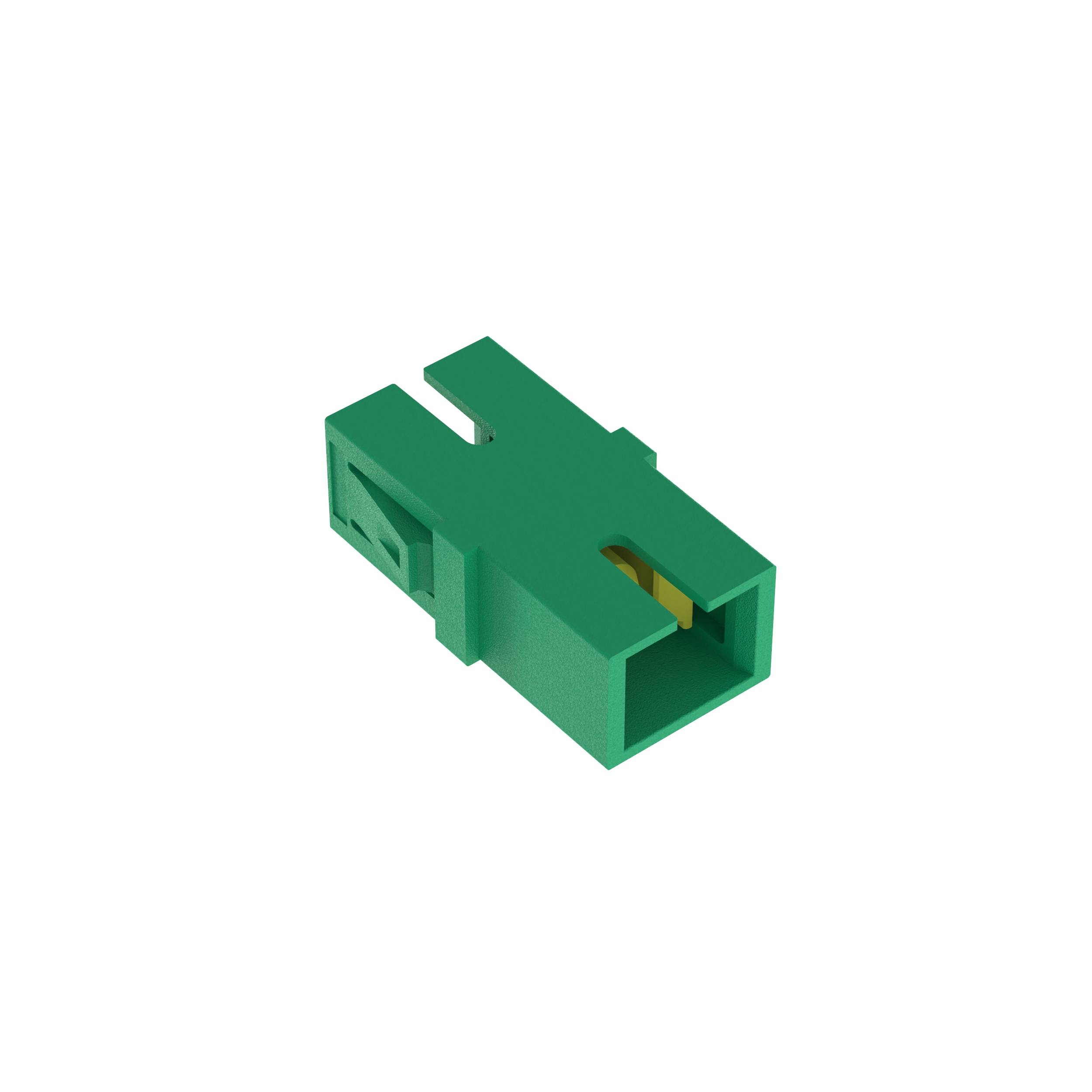 Panduit® Opticom® FASSCZAG-L Fiber Optic Adapter Module, SC/APC Simplex Connector, 9/125 um OS1/OS2 Single Mode Fiber