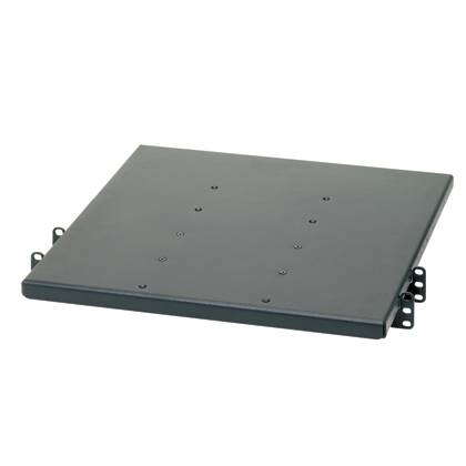 Panduit® SRM19X18A1 2-Post Adjustable Rack Mount Shelf, 1-3/4 in H x 19 in W x 18 in D, 1 Rack, Steel