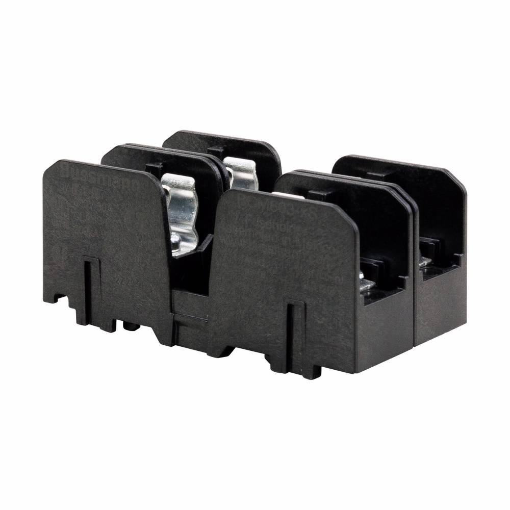 Bussmann BCM603-2S BCM Modular Fuse Block, 600 VAC, 30 A, 18 to 10 AWG Wire, 2 Poles