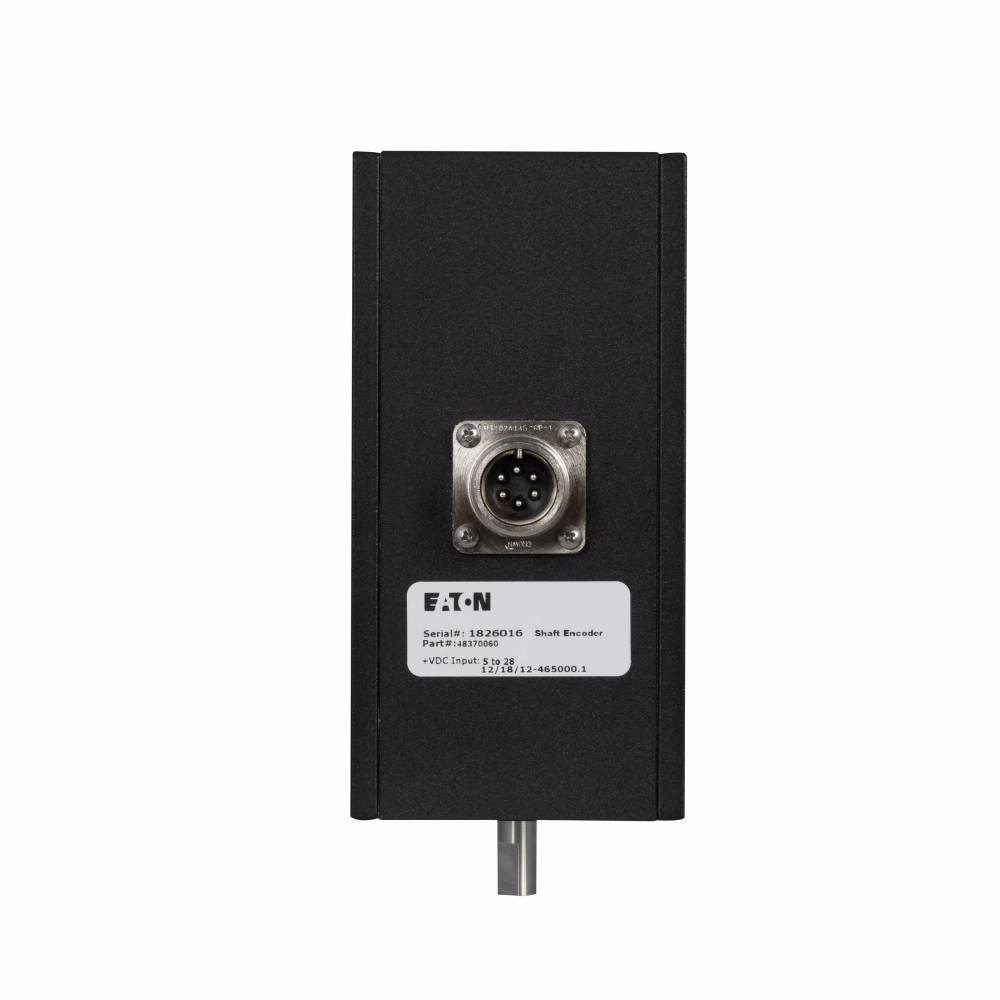 EATON 48370600 1-Channel Heavy Duty Shaft Encoder, For Use With PLCs and Counter, 5 to 28 VDC, 80 mA, 600 Pulses/Revolution