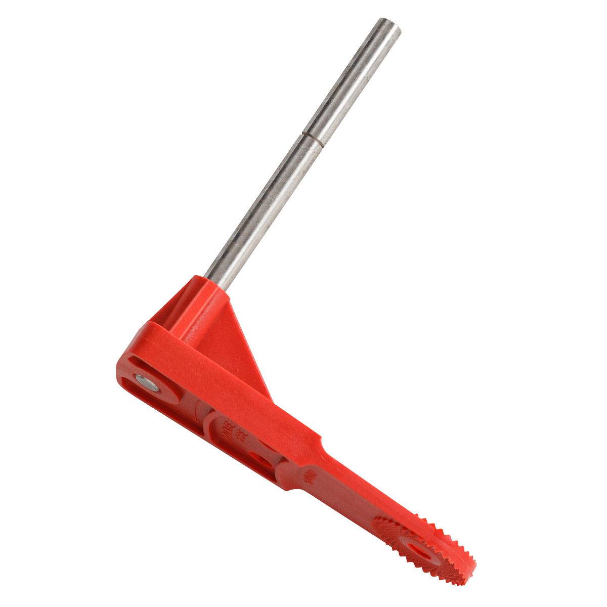 Brady® 65402 Small Block Arm, For Use With Small Universal Valve Lockout, LOTO-24 Steel/Nylon, Red
