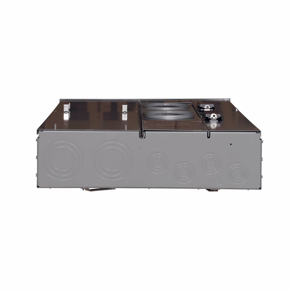 EATON 1MP2204RC 3-Wire Group Metering Meter Pack, 200 A Self-Contained Socket, Underground Feed, 120/240 VAC, 400 A Bus
