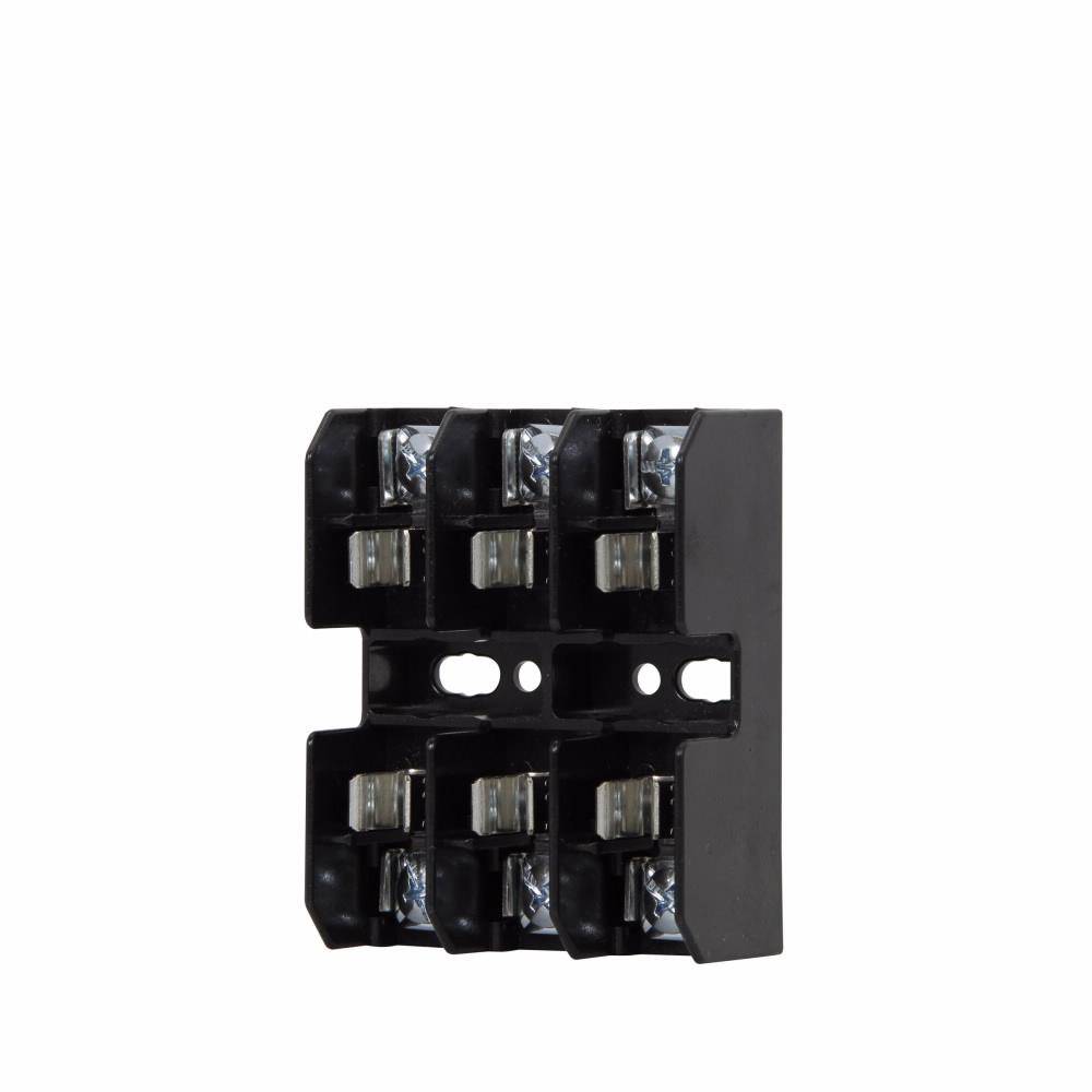 Edison BG3033P Open Style Fuse Block, 480 VAC/VDC, 25 to 30 A, Class: G, 18 to 10 AWG Wire, 3 Poles