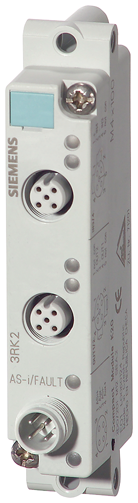 Siemens 3RK22000CQ300AA3 3RK A/B Slave Binary AS-Interface SlimLine Compact Digital Input Module, 4 Inputs