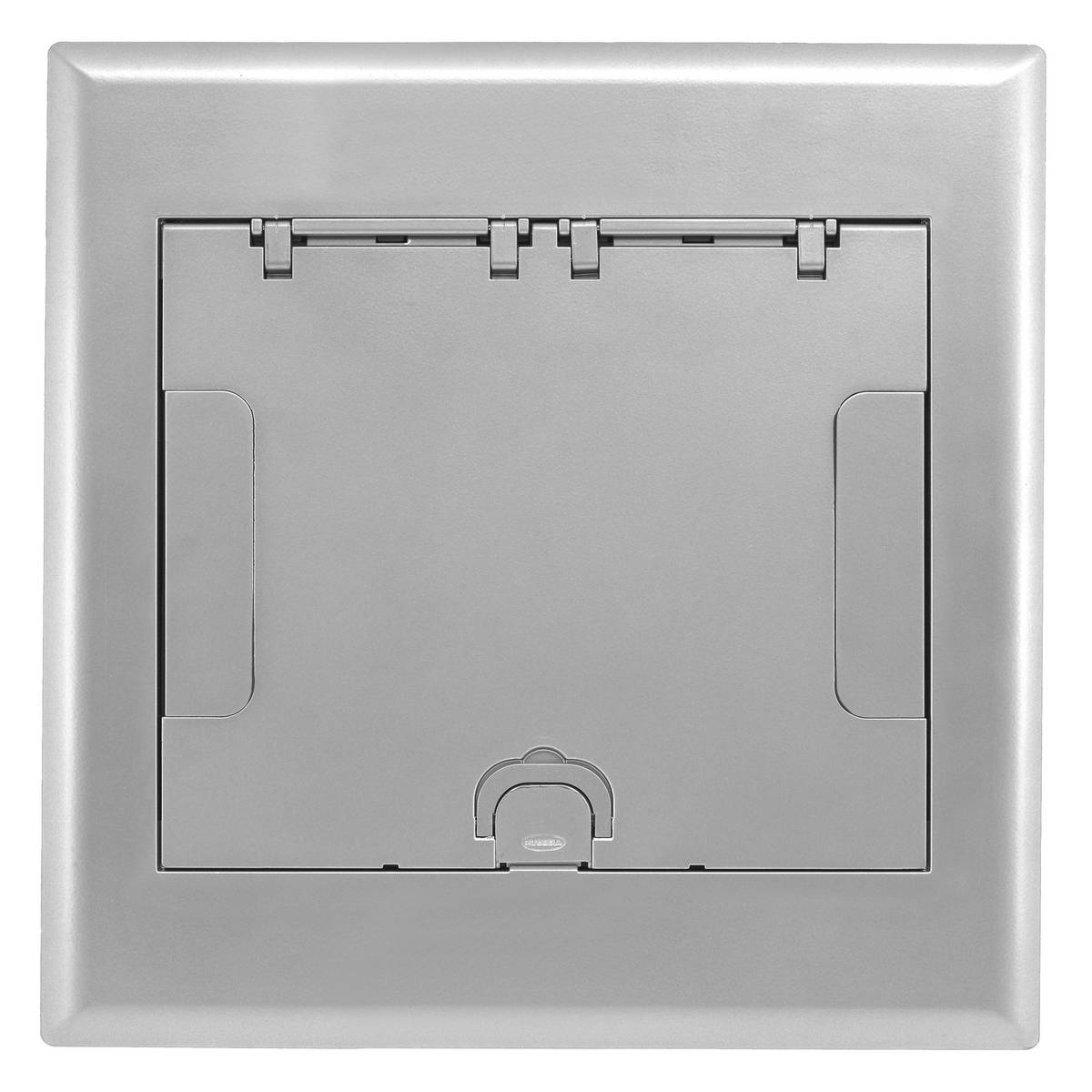 Wiring Device-Kellems SystemOne 10GAFBCVRALU AFB Standard Floor Box Cover, 13.08 in L x 13.21 in W, Cast Aluminum