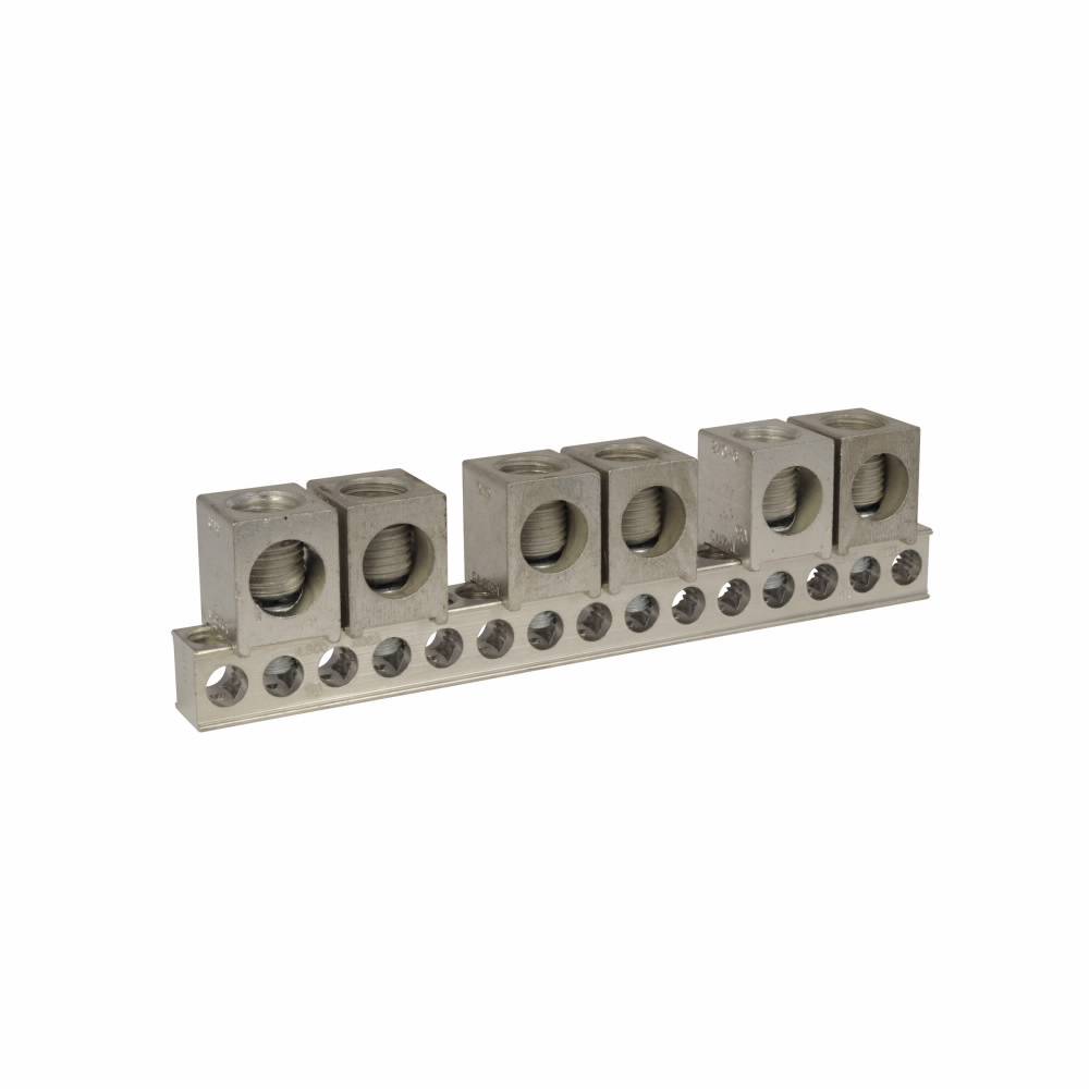 EATON 1MMGBK Up Sized Ground Bar Kit, For Use With Meter Socket Module, MLO and MCB Loadcenter and CB Enclosures, 6 AWG to 2/0 kcmil