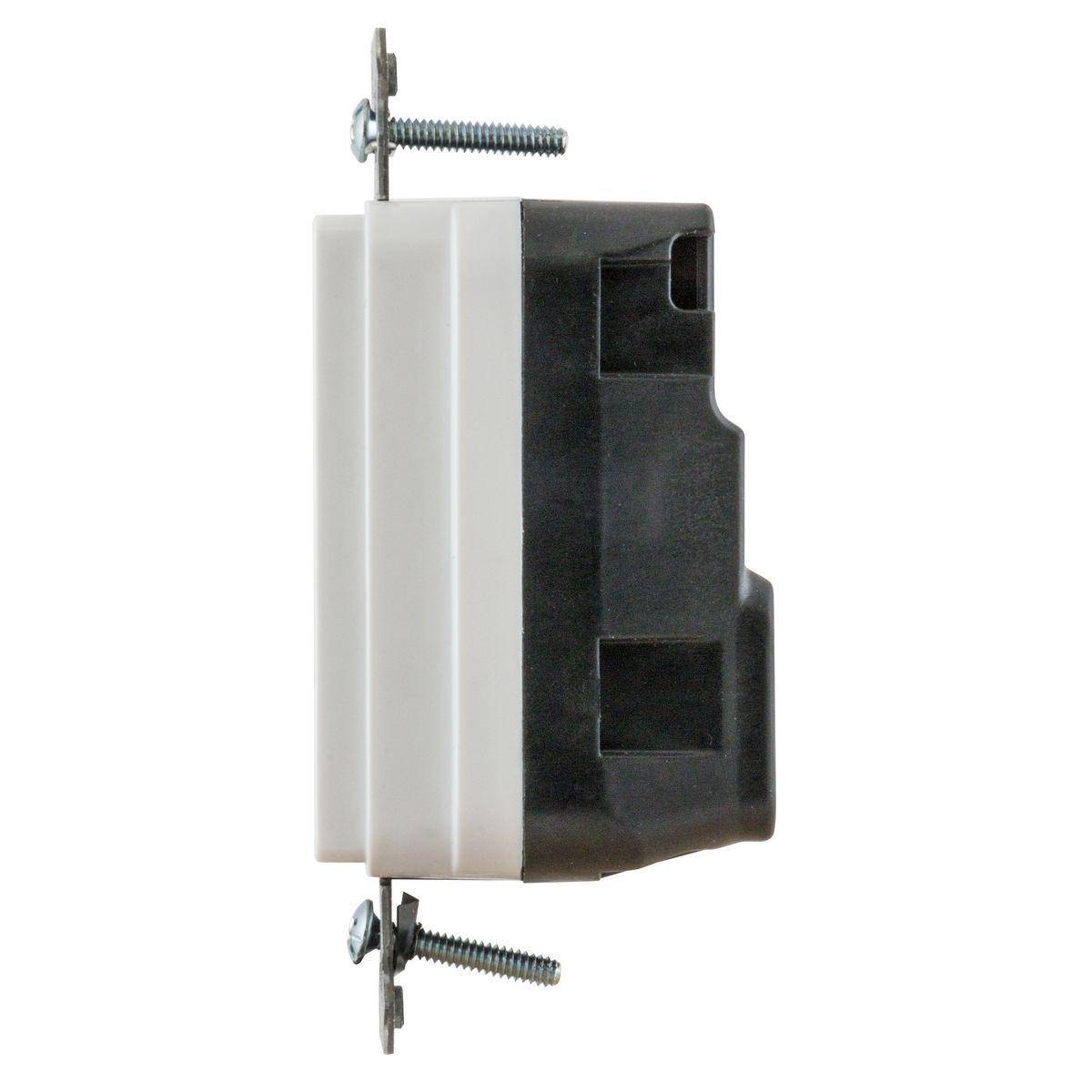 Wiring Device-Kellems SNAPConnect® Style Line® SNAP15UAC Decorator Duplex Grounding Temper-Resistant USB Charger Receptacle, 125 VAC, 15 A, 2 Poles, 3 Wires, Brown