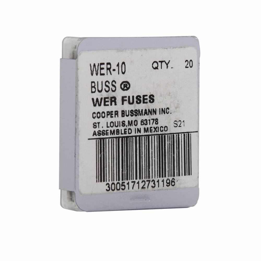 Bussmann Telpower® WER-2 0 Telecommunication Fuse, 2 A, 32 VDC, Flat Body