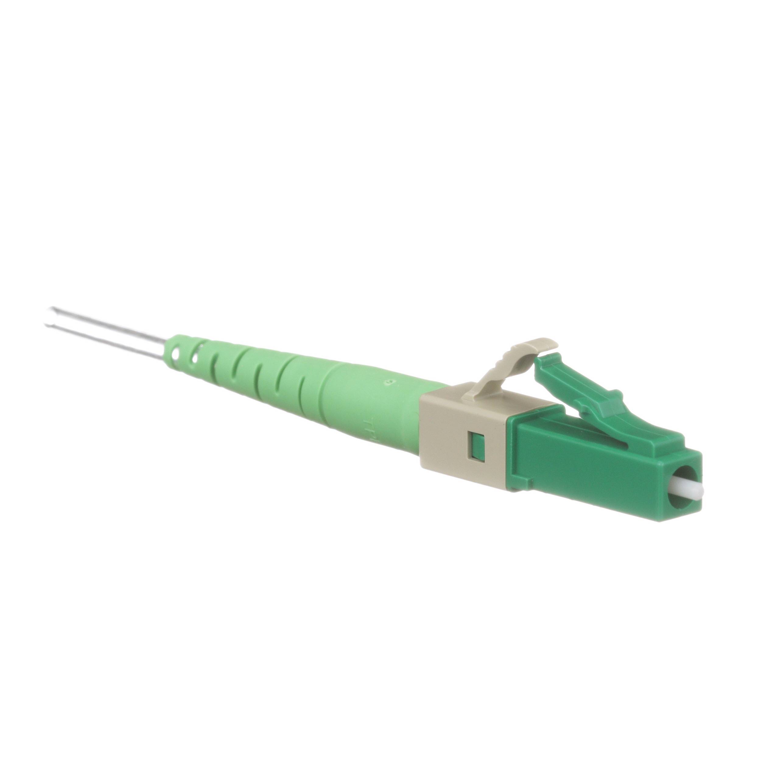 Panduit® FLCS2/9SOCA9AG Fusion Splice-On Fiber Optic Connector, LC Simplex Connector, OS1/OS2 9/125 um Fiber, 250 um Coated Fiber/900 um Tight Buffered Fiber, Zirconia Ceramic Ferrule