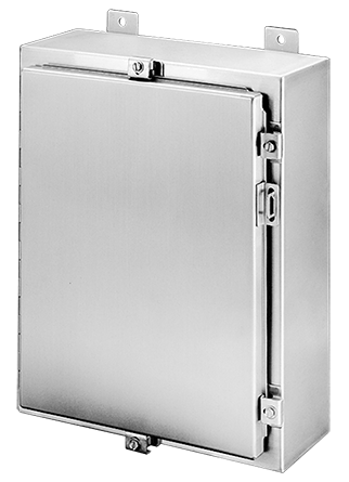 nVent HOFFMAN A16H2006SS6LP A4S Enclosure, 16 in L x 20 in W x 6 in D, NEMA 4X/IP66 NEMA Rating, 316L Stainless Steel