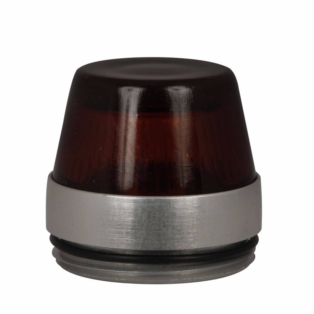 EATON 10250TC15N Heavy Duty Watertight/Oiltight Pushbutton Lens, 30.5 mm, Blank Legend, Glass