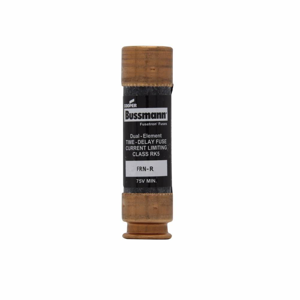 Bussmann Fusetron™ FRN-R-35ID Current Limiting Time Delay Fuse, 35 A, 250 VAC/125 VDC, 20/200 kA Interrupt, RK5 Class, Cylindrical Body