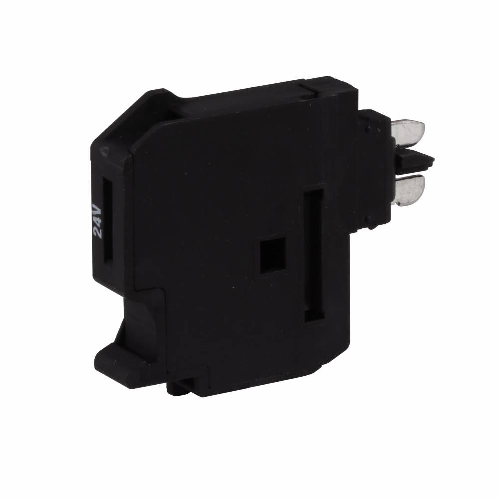 EATON XBPFUL24 Fuse Plug With Light Indicator, For Use With Screw Connection Disconnect and Component Terminal Block, 26 to 10 AWG Wire Size, 6.2 mm W Terminal, 500 V 16 A Connection, Black