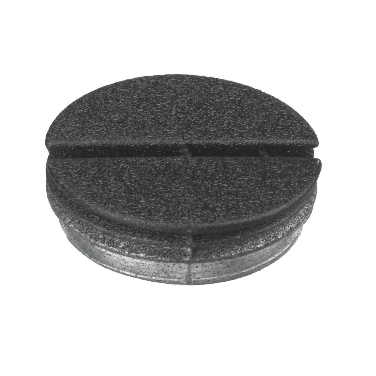 PREMISE WIRING SystemOne® S1RPLUG075BLK Replacement Standard Sized Furniture Feed Plug, 7-1/2 in Dia, Composite
