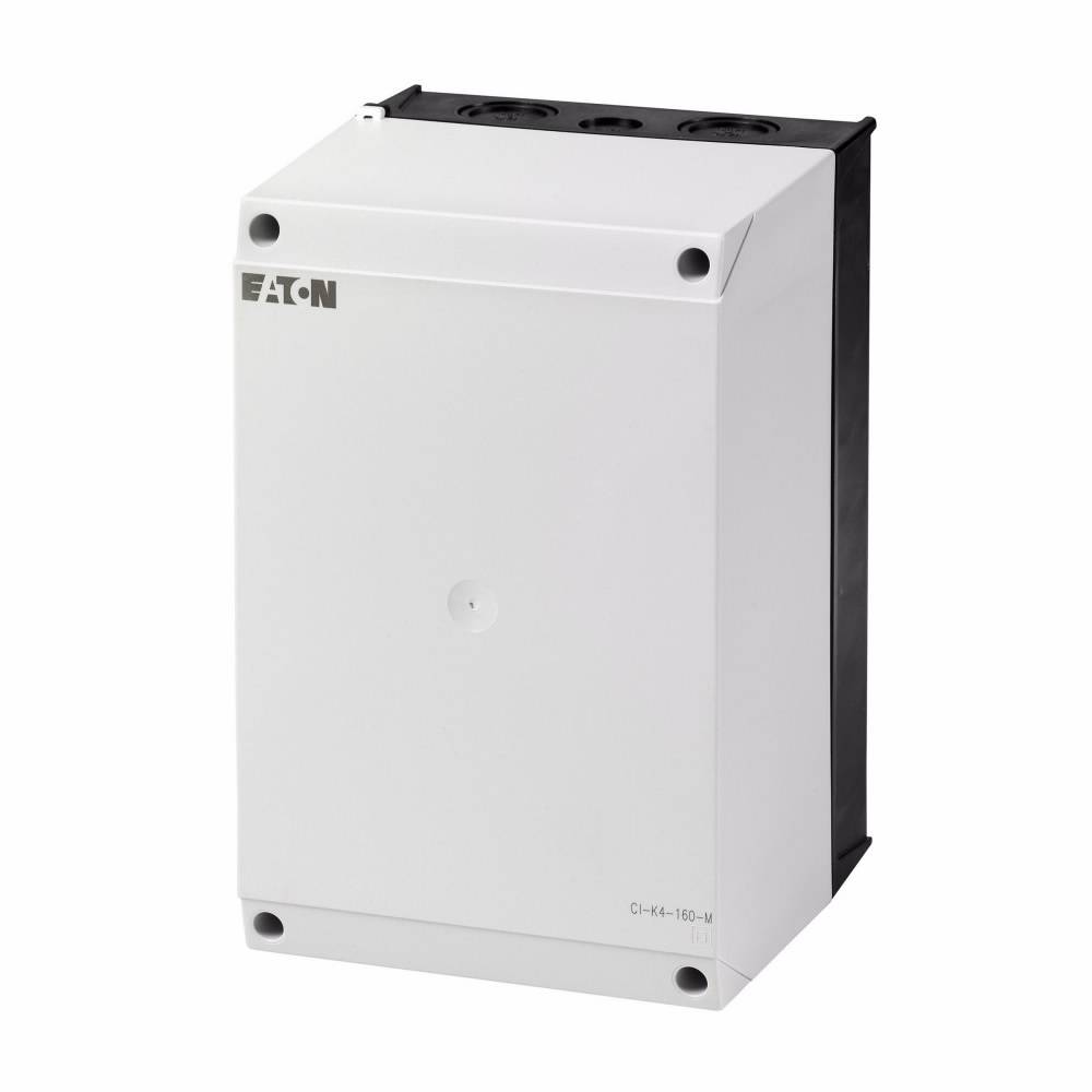 EATON CI-K5-160-TS Small Enclosure With Top-Hat Rail, 280 mm L x 200 mm W x 160 mm D, Fiberglass Reinforced Polycarbonate