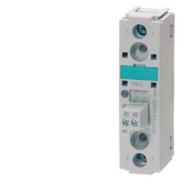 Siemens 3RF2150-1AA06 1-Phase Semiconductor Zero Point Switching Solid State Relay, 50 A, 1NO Contact, 15 to 24 VDC V Coil