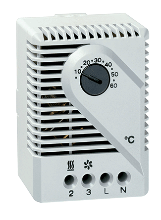 Hoffman THERM16C MCLA Thermostat Controller, 5 to 60 deg C Control, 1NO-1NC Action, Import