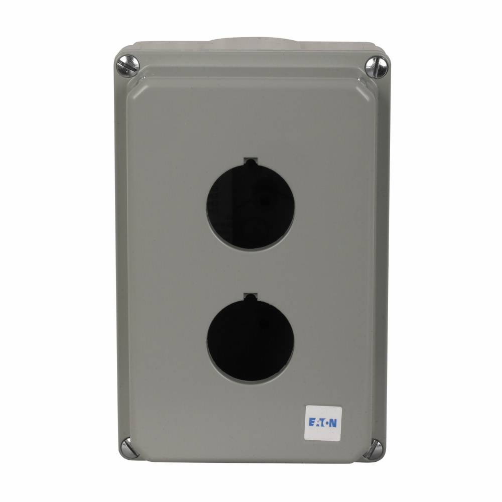 EATON 10250TN32 Heavy Duty Oiltight/Watertight Pushbutton Enclosure, 13 in L x 5.2 in W x 4.3 in D, NEMA 4/4X/12/13 NEMA Rating, Die-Cast Zinc