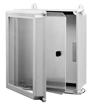 Hoffman A12SPK10C A48Y Swing Out Panel Kit, For Use With 12 x 10 in Enclosures, Aluminum
