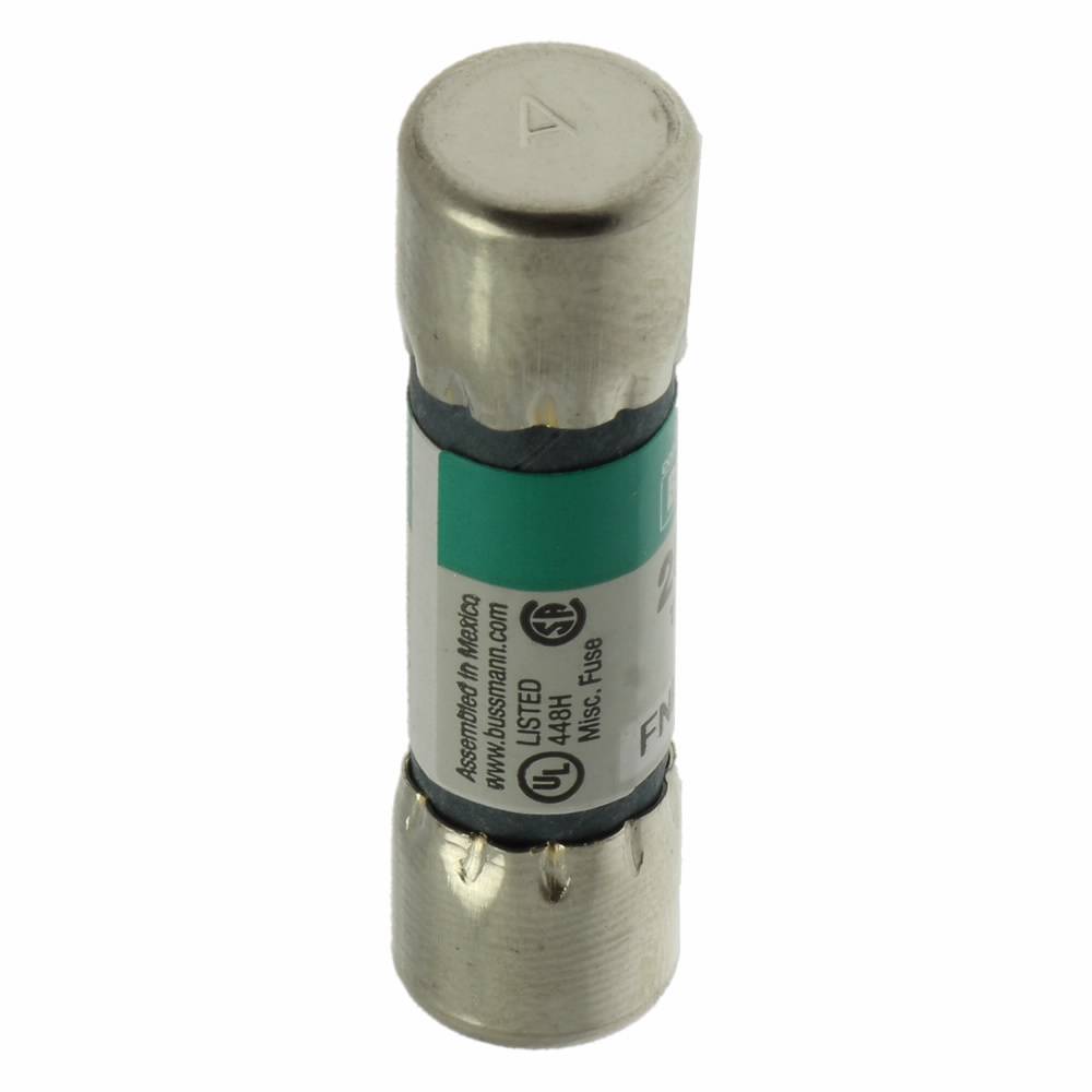 Bussmann Fusetron™ FNM-1-4/10 Time Delay Midget Fuse, 1.4 A, 250 VAC, 100 A Interrupt, Class: Supplemental, Cylindrical Body